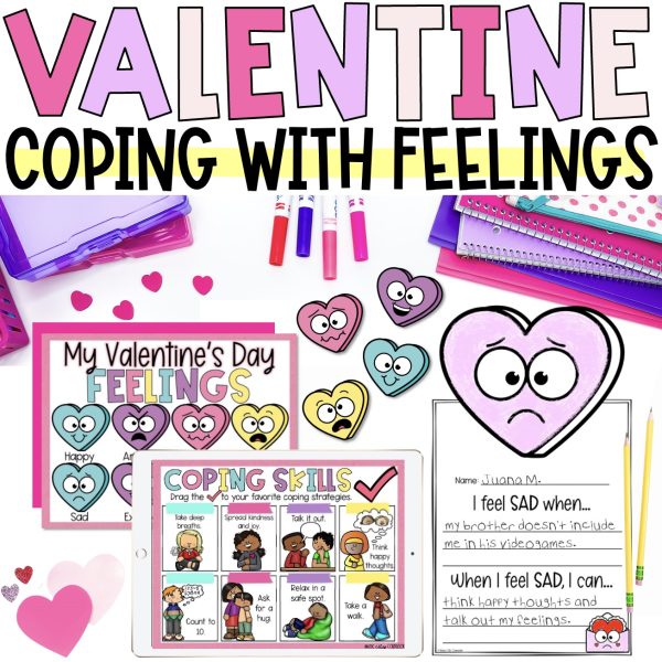 Valentine's Day Feelings & Coping Skills Lesson